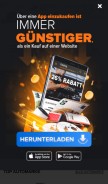 How pkwteile.de looks like on a mobile device such as an iPhone.