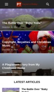 How plagiarismtoday.com looks like on a mobile device such as an iPhone.