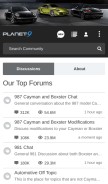 How planet-9.com looks like on a mobile device such as an iPhone.