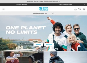 How planet-sports.com looks like on a tablet such as an iPad.