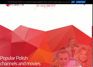How planetapl.tv looks like on a tablet such as an iPad.