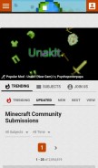 How planetminecraft.com looks like on a mobile device such as an iPhone.