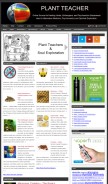 How plantteacher.com looks like on a mobile device such as an iPhone.