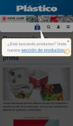 How plastico.com looks like on a mobile device such as an iPhone.