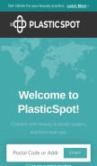 How plasticspot.io looks like on a mobile device such as an iPhone.