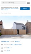 How plataformaarquitectura.cl looks like on a mobile device such as an iPhone.