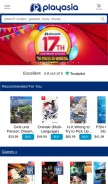 How play-asia.com looks like on a mobile device such as an iPhone.