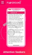 How playground.xyz looks like on a mobile device such as an iPhone.