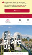 How playlsi.com looks like on a mobile device such as an iPhone.