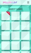 How playmix.cc looks like on a mobile device such as an iPhone.
