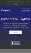 How playmoss.com looks like on a mobile device such as an iPhone.
