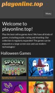 How playonline.top looks like on a mobile device such as an iPhone.