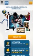 How playsugarhouse.com looks like on a mobile device such as an iPhone.