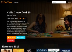 How playview.io looks like on a tablet such as an iPad.