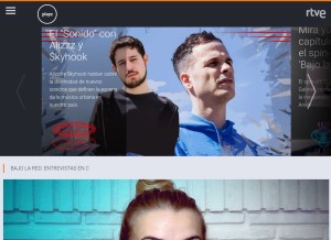 How playz.es looks like on a tablet such as an iPad.