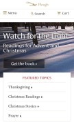 How plough.com looks like on a mobile device such as an iPhone.