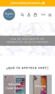 How plugandco.com looks like on a mobile device such as an iPhone.