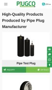 How plugco.net looks like on a mobile device such as an iPhone.