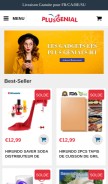 How plusgenial.fr looks like on a mobile device such as an iPhone.