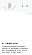 How plussizepedia.com looks like on a mobile device such as an iPhone.