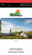 How pluttenow.com looks like on a mobile device such as an iPhone.