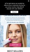 How pmdbeauty.com looks like on a mobile device such as an iPhone.