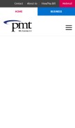 How pmt.org looks like on a mobile device such as an iPhone.