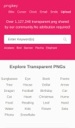 How pngkey.com looks like on a mobile device such as an iPhone.