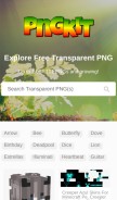 How pngkit.com looks like on a mobile device such as an iPhone.