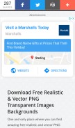 How pngplay.com looks like on a mobile device such as an iPhone.