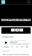 How pnptribepodcast.com looks like on a mobile device such as an iPhone.