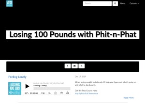 How pnptribepodcast.com looks like on a tablet such as an iPad.