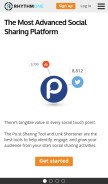 How po.st looks like on a mobile device such as an iPhone.
