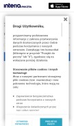 How poczta.fm looks like on a mobile device such as an iPhone.