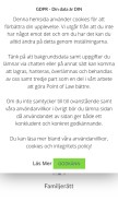 How poflaw.se looks like on a mobile device such as an iPhone.
