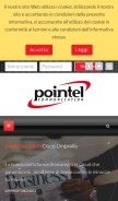 How pointel.it looks like on a mobile device such as an iPhone.