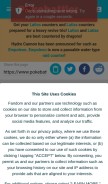How pokebattler.com looks like on a mobile device such as an iPhone.