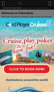 How pokeratlas.com looks like on a mobile device such as an iPhone.