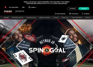 How pokerstars.com looks like on a tablet such as an iPad.