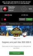 How pokerstarscasino.com looks like on a mobile device such as an iPhone.