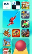 How poki.at looks like on a mobile device such as an iPhone.