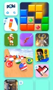 How poki.cz looks like on a mobile device such as an iPhone.