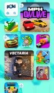 How poki.de looks like on a mobile device such as an iPhone.