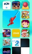 How poki.gr looks like on a mobile device such as an iPhone.