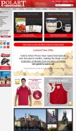 How polandbymail.com looks like on a mobile device such as an iPhone.