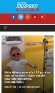 How politika-ekspres.net looks like on a mobile device such as an iPhone.