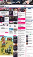 How politnavigator.net looks like on a mobile device such as an iPhone.