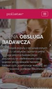 How pollster.pl looks like on a mobile device such as an iPhone.