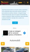 How polovniautomobili.com looks like on a mobile device such as an iPhone.