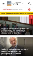 How polsatnews.pl looks like on a mobile device such as an iPhone.